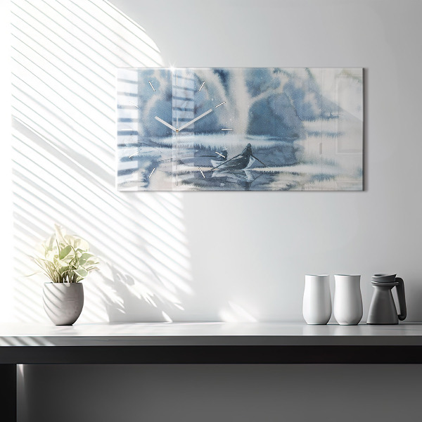 Vízszintes üvegóra Téli Łódka-tó