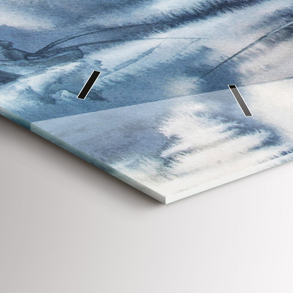 Vízszintes üvegóra Téli Łódka-tó