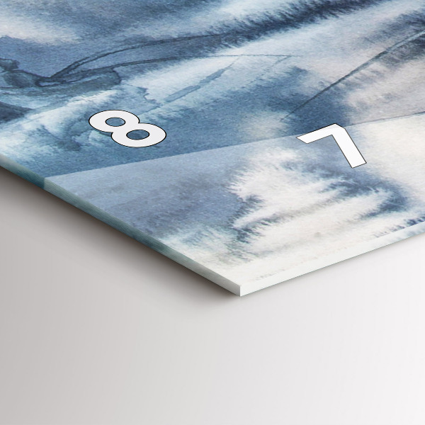 Vízszintes üvegóra Téli Łódka-tó