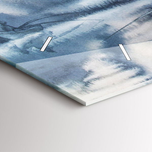 Vízszintes üvegóra Téli Łódka-tó