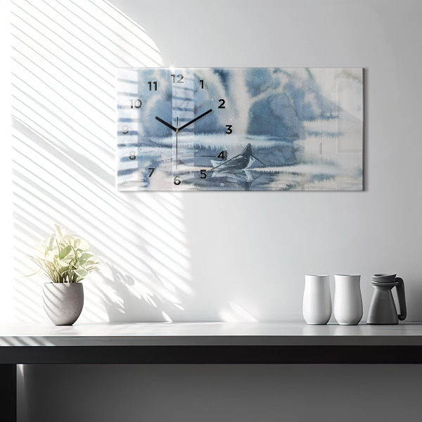 Vízszintes üvegóra Téli Łódka-tó