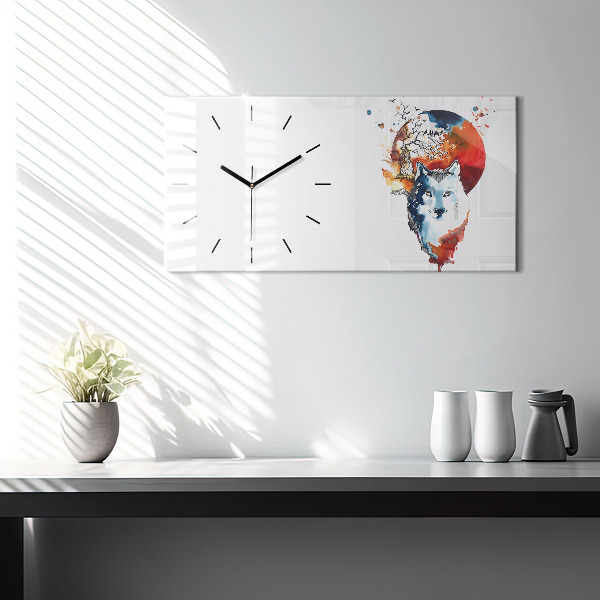 Vízszintes üvegóra Vérfarkas Telihold és Hold