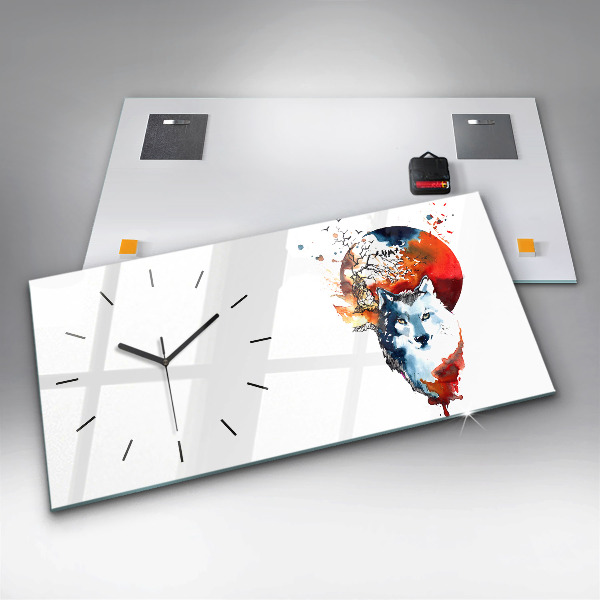 Vízszintes üvegóra Vérfarkas Telihold és Hold