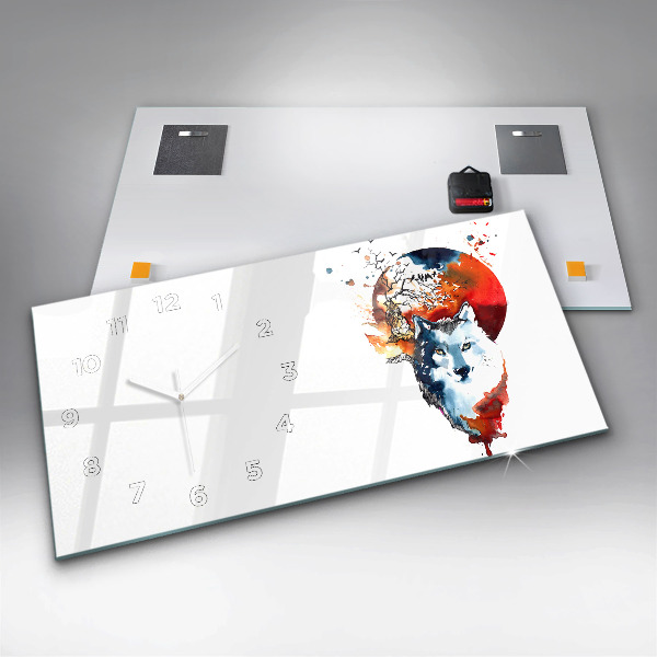 Vízszintes üvegóra Vérfarkas Telihold és Hold