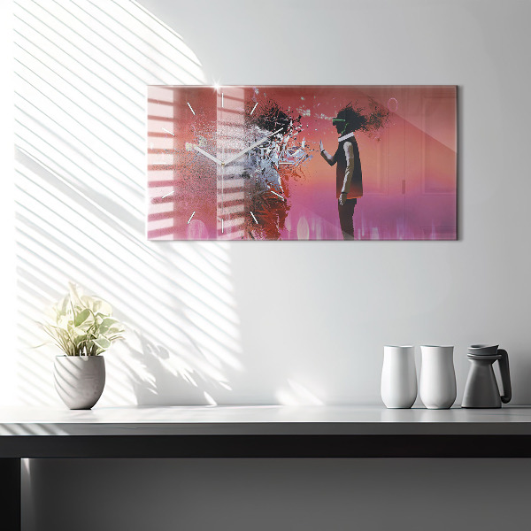 Vízszintes üvegóra Kibertér