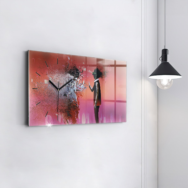 Vízszintes üvegóra Kibertér