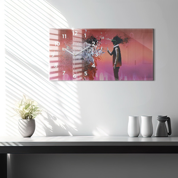 Vízszintes üvegóra Kibertér