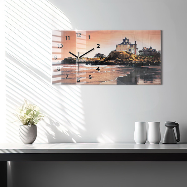 Vízszintes üvegóra Sherman-part