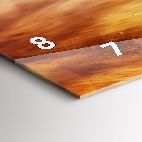 Vízszintes üvegóra Motocross Enduro