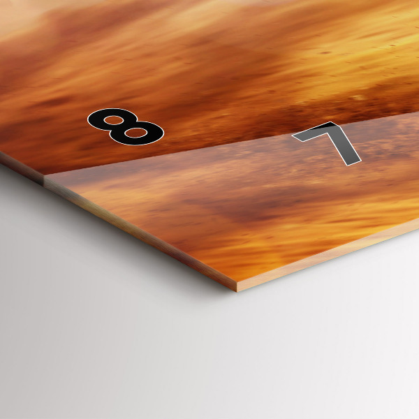 Vízszintes üvegóra Motocross Enduro