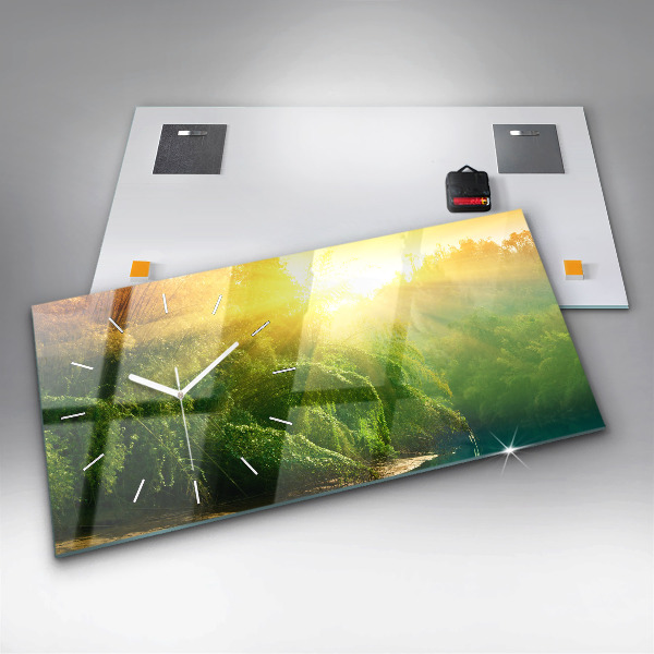 Vízszintes üvegóra Békés természet