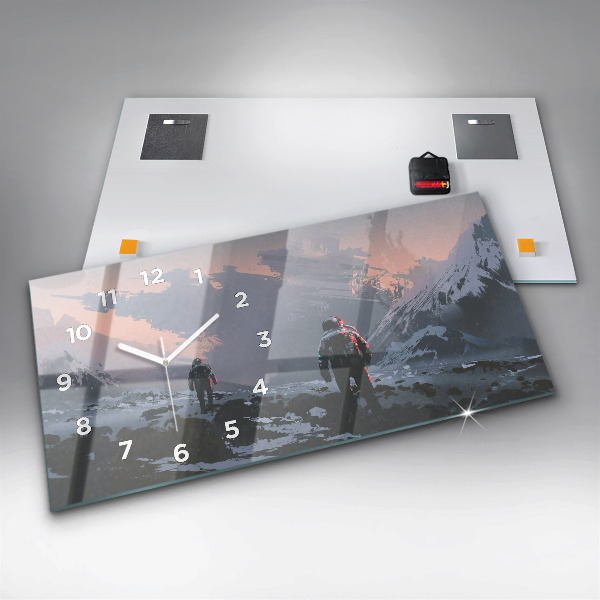 Vízszintes üvegóra Űrhajósok Tejút