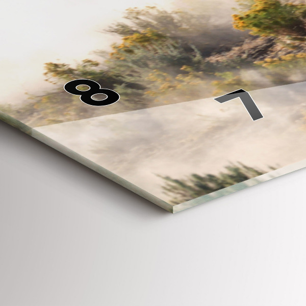 Vízszintes üvegóra Rohanó lovak csordája