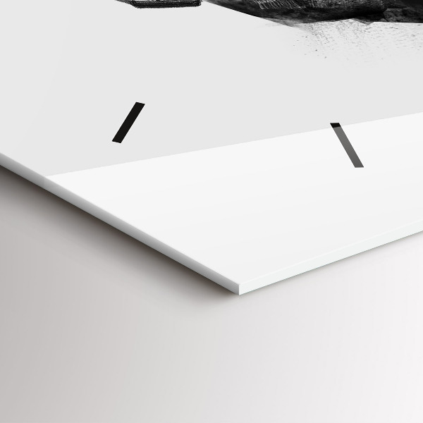 Vízszintes üvegóra Rajzfilm medve