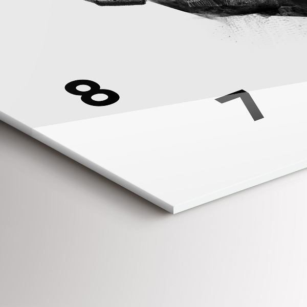 Vízszintes üvegóra Rajzfilm medve