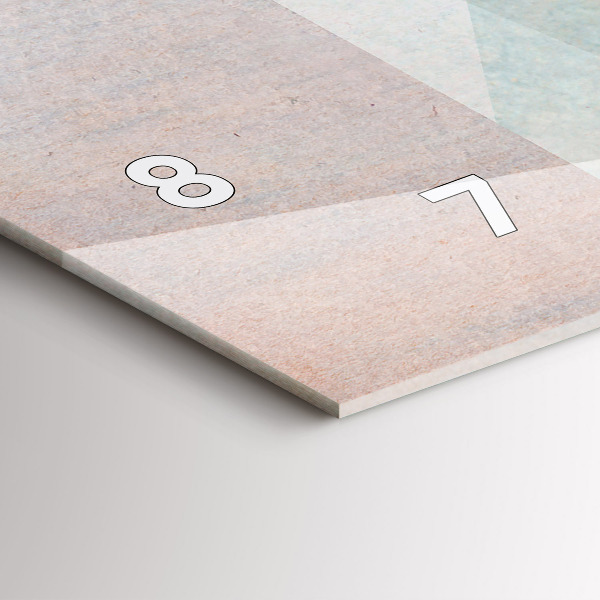 Vízszintes üvegóra Háromszögek absztrakt textúra