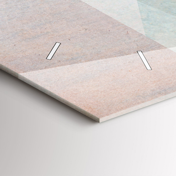 Vízszintes üvegóra Háromszögek absztrakt textúra