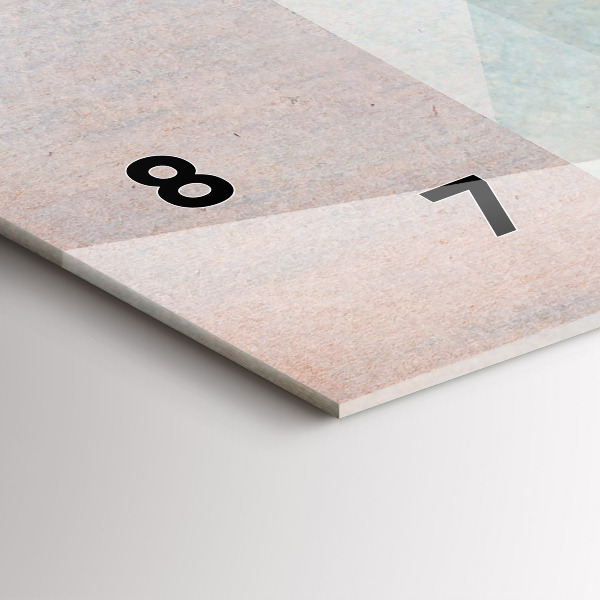 Vízszintes üvegóra Háromszögek absztrakt textúra