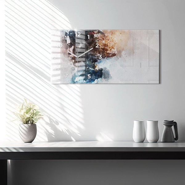 Vízszintes üvegóra A Múlt A Fej hátsó részében