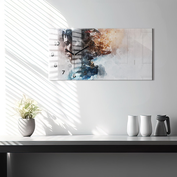 Vízszintes üvegóra A Múlt A Fej hátsó részében