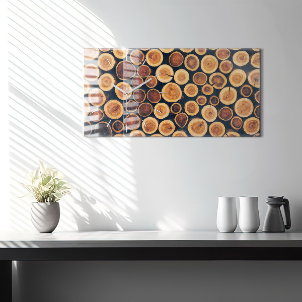 Vízszintes üvegóra Faipari