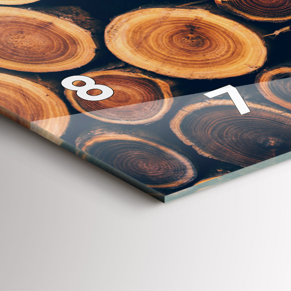 Vízszintes üvegóra Faipari