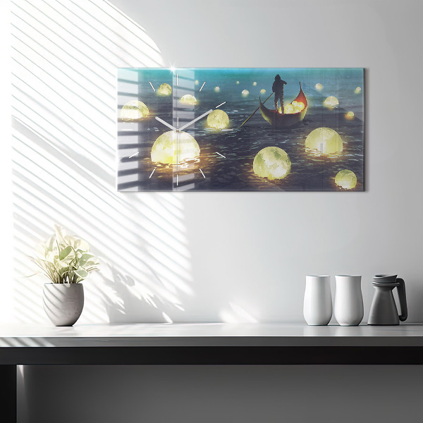 Vízszintes üvegóra Absztrakció