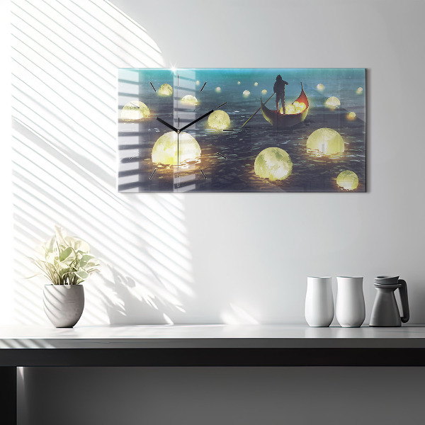 Vízszintes üvegóra Absztrakció