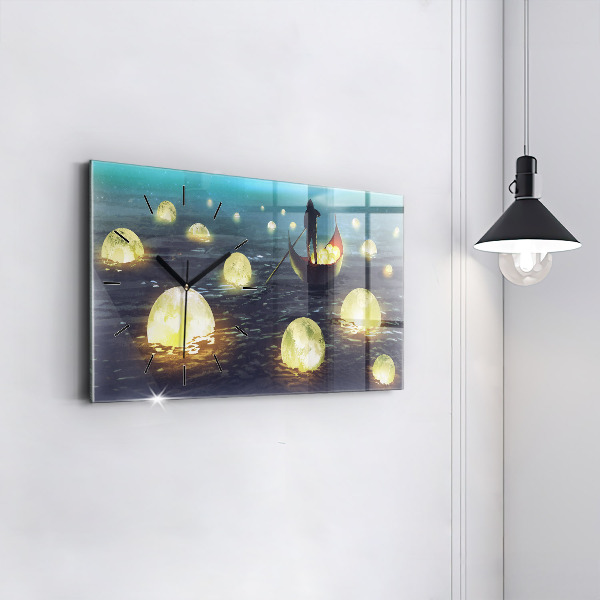 Vízszintes üvegóra Absztrakció