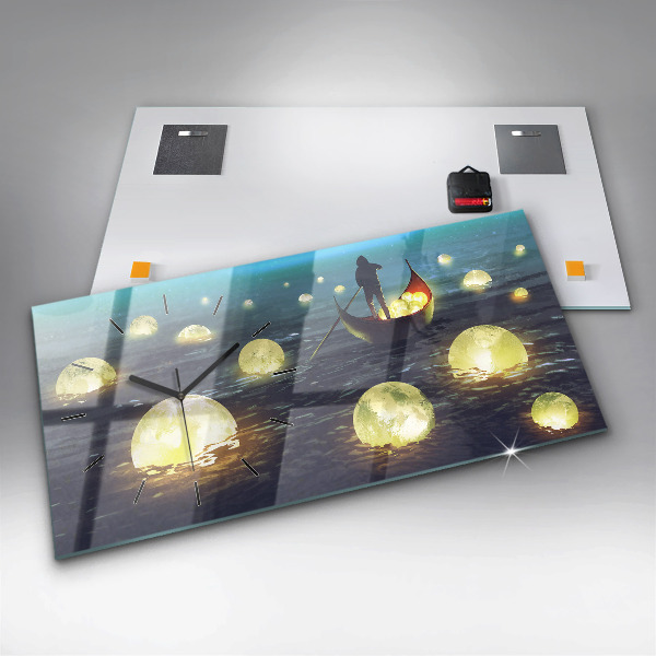 Vízszintes üvegóra Absztrakció