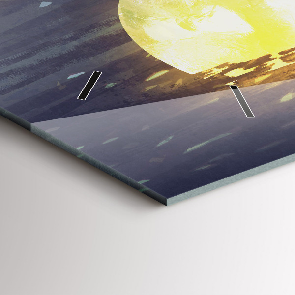 Vízszintes üvegóra Absztrakció