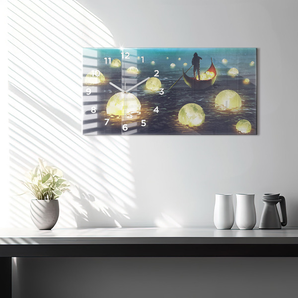 Vízszintes üvegóra Absztrakció