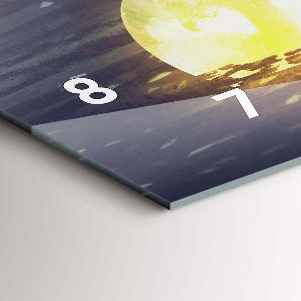 Vízszintes üvegóra Absztrakció