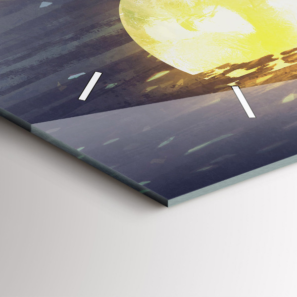 Vízszintes üvegóra Absztrakció