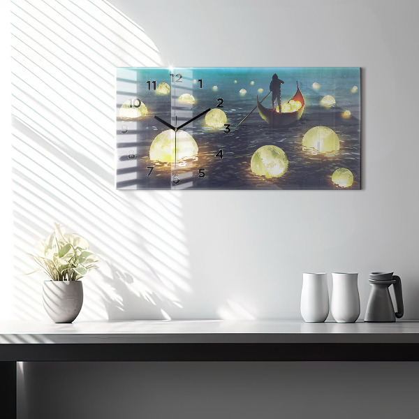 Vízszintes üvegóra Absztrakció