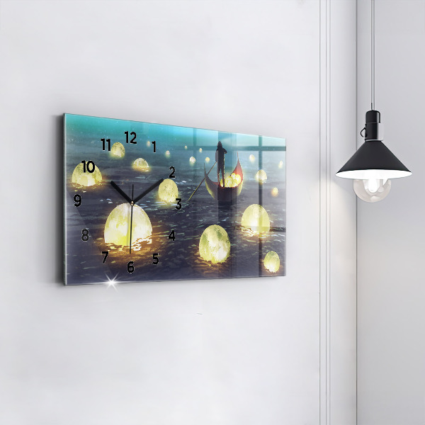 Vízszintes üvegóra Absztrakció