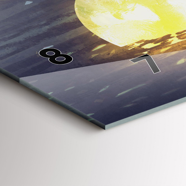 Vízszintes üvegóra Absztrakció