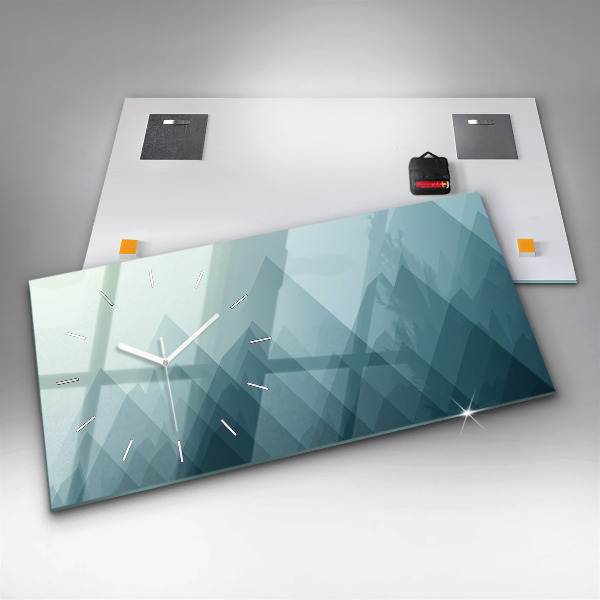 Vízszintes üvegóra Geometriai figurák