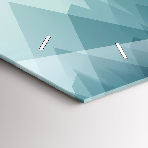 Vízszintes üvegóra Geometriai figurák