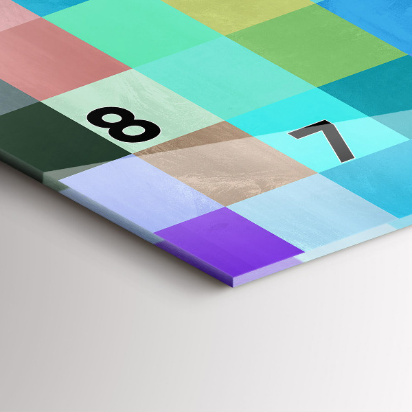 Vízszintes üvegóra Négyzetek összetétele