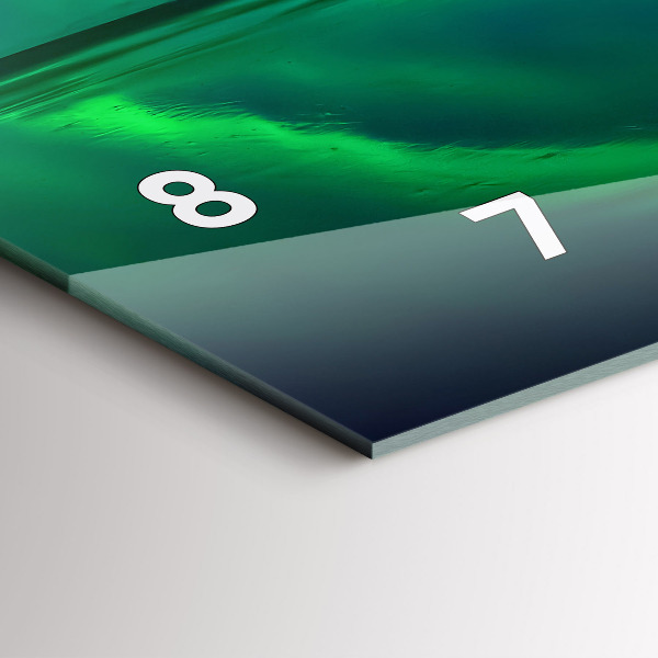 Vízszintes üvegóra Északi fény