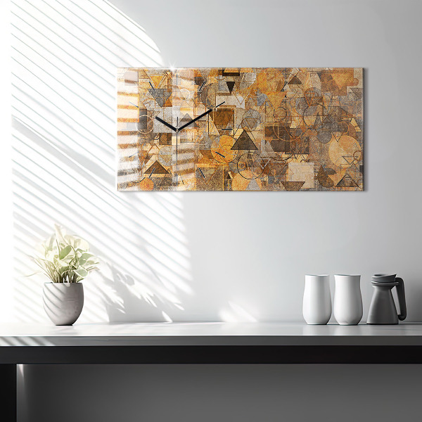 Vízszintes üvegóra Geometriai formák