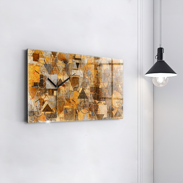 Vízszintes üvegóra Geometriai formák