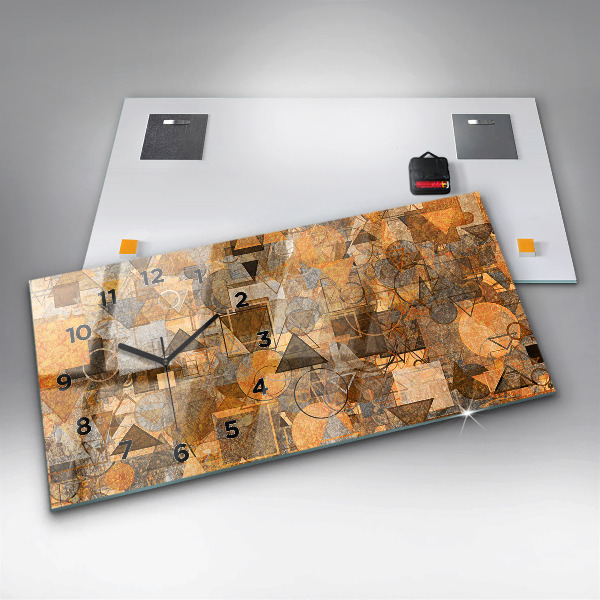 Vízszintes üvegóra Geometriai formák