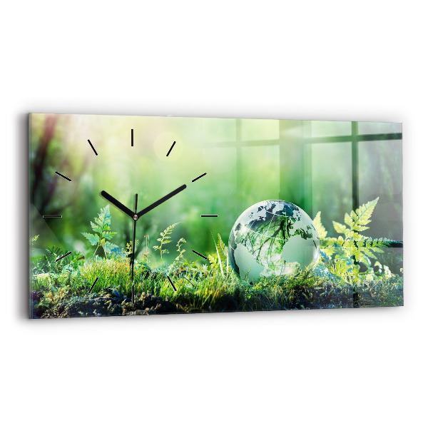 Vízszintes üvegóra Földgolyó
