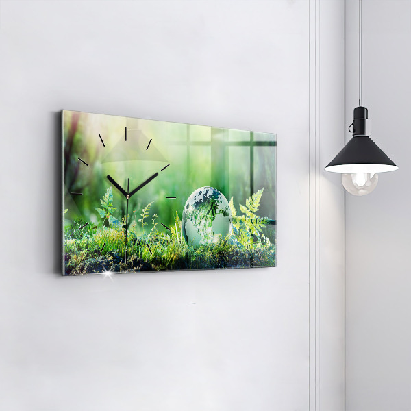 Vízszintes üvegóra Földgolyó