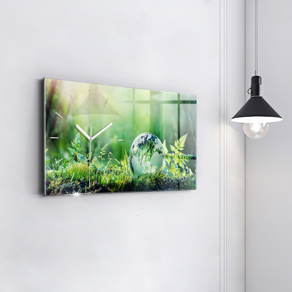 Vízszintes üvegóra Földgolyó