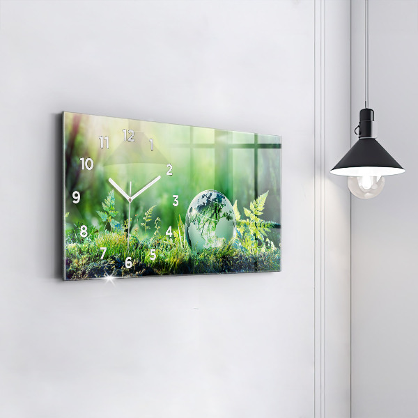 Vízszintes üvegóra Földgolyó