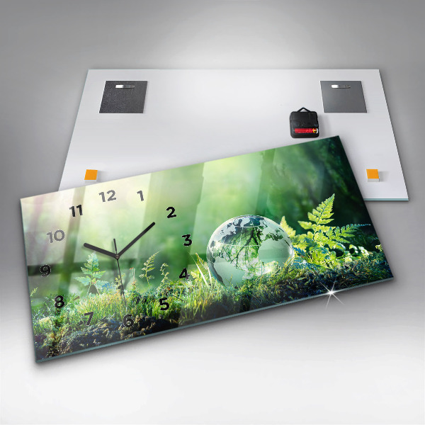 Vízszintes üvegóra Földgolyó