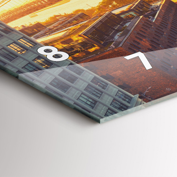 Vízszintes üvegóra New York Manhattan